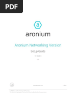 Aronium Networking Version: Setup Guide