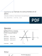 Ejercicio RITTER y CULLMAN UTN ESTATICA