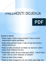 Prednosti Dojenja