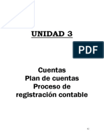 Unidad 3: Cuentas Plan de Cuentas Proceso de Registración Contable
