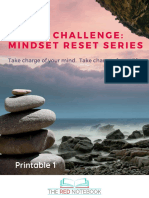30 Day Challenge: Mindset Reset Series: Printable 1