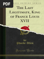 The Last Legitimate King of France Louis XVII 1000370891 PDF