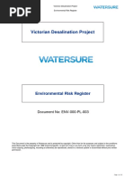 EMP - Environmental Risk Register