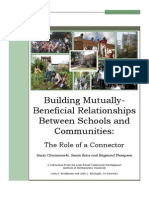 Building Mutually Beneficial School-Community Relationships
