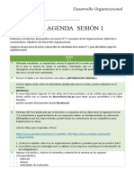 Agenda de Sesión 1