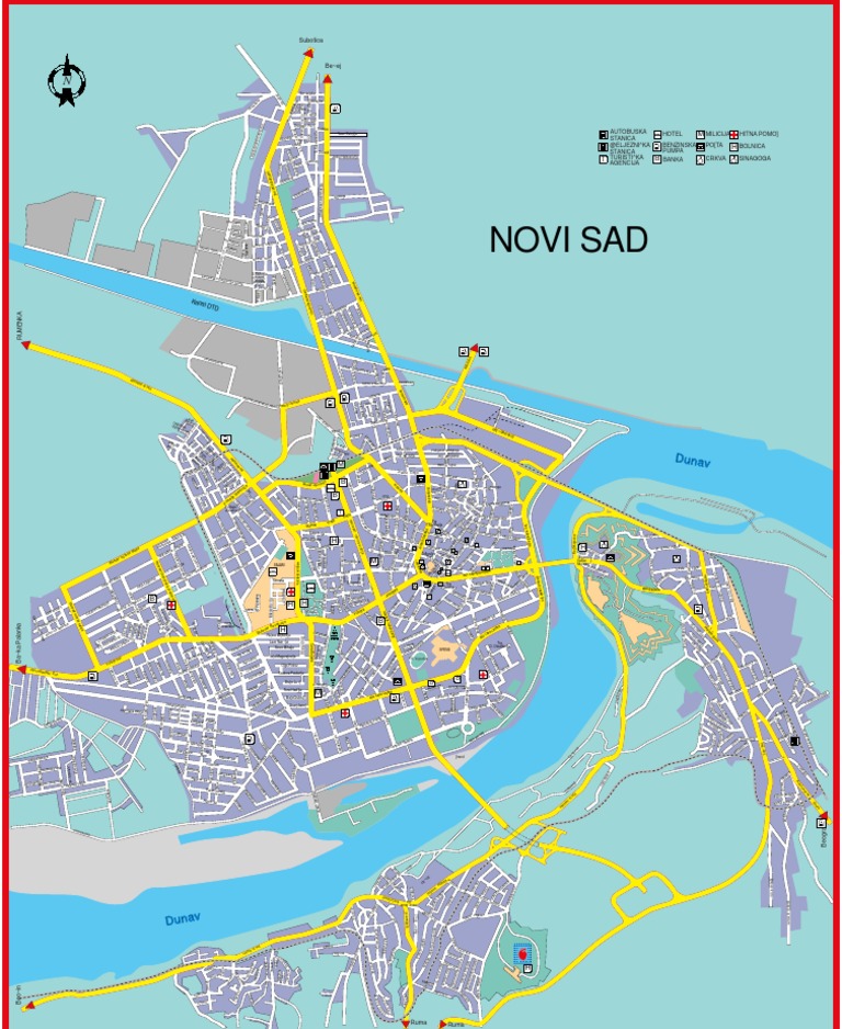 Mapa Novog Sada PDF