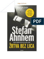 Stefan Ahnhem - Žrtva Bez Lica (F.Risk #1)