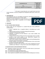 ADMN-2-005, Issue 01, Procedure For Integrated Pest Management
