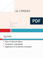 Classical Ciphers: by Mr. Fasee Ullah Cusit Peshawar