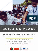 Building Peace in Wake County Proposal 2020