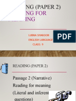 Reading For Meaning 9