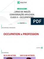 Curso de Inglês Conversação Aplicada Class 4 - Occupations: Rui Ventura