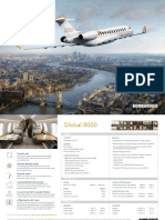 Aircraft Brochure Bombardier Global8000 Factsheet - EN