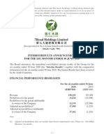 7road Holdings Limited: Interim Results Announcement For The Six Months Ended 30 June 2020