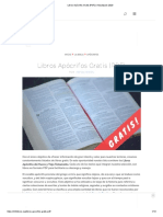 Libros Apócrifos Gratis (PDF) - Actualizado 2020