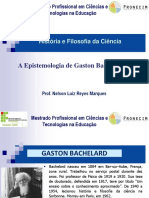 Mestrado em Ciências e Tecnologias - Gaston Bachelard