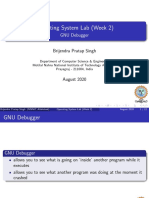 Operating System Lab (Week 2) : GNU Debugger