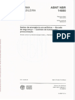 NBR 14880 14 Pressurizacao de Escada PDF
