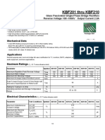 KBF201 Thru KBF210: Features