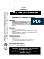 Analista Programador 150710