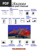 Spare Part Manual: Diagrams Electric Equipment Filters Unit Identification Card Content List