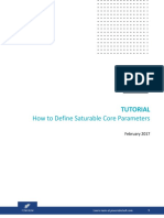 Tutorial - How To Define Saturable Core Parameters