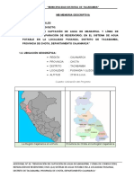 Memoria Descriptiva Pusanga - Adicional