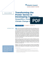 Transforming The Power Sector in Developing Countries:: Geopolitics, Poverty, and Climate Change in Pakistan