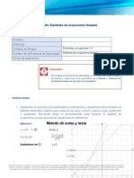 Sistema de Ecuaciones Lineales