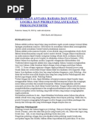 Download HUBUNGAN ANTARA BAHASA DAN OTAK by Senandung Alfa Zahira SN47433933 doc pdf