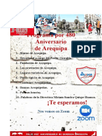 Programa Por Fiestas de Arequipa