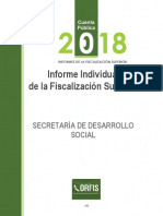 Informe Individual Cuenta Publica 2018