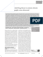 Imaging of Interstitial Lung Disease in Systemic Sclerosis Computed Tomography Versus Ultrasound PDF