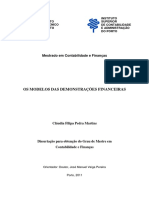 Os Modelos Das Demonstrações Financeiras PDF