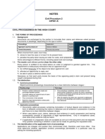 Notes: Civil Procedure 2 CIP301-K