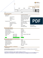 Product Specification: 4310M-4310M HCF1/2 LM