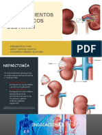 Procedimientos Quirurgicos de Riñon