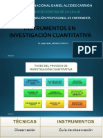 Instrumentos en Investigación Cuantitativa