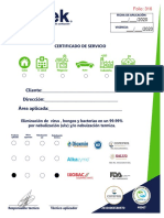 CERTIFICADO DE SERVICIO OFICIAL 316a PDF