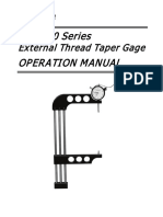 ET-7000 Series Operation Manual: External Thread Taper Gage