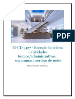 Receção hoteleira - funções e categorias profissionais