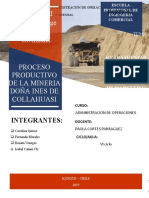 Proceso productivo integral minería Doña Inés de Collahuasi