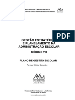 Plano Gestor - Administração Escolar PDF