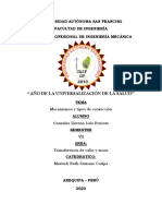 Análisis de la convección en frutas y personas mediante números característicos