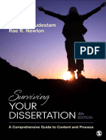 Surviving Your Dissertation A Comprehensive Guide To Content and Process PDF