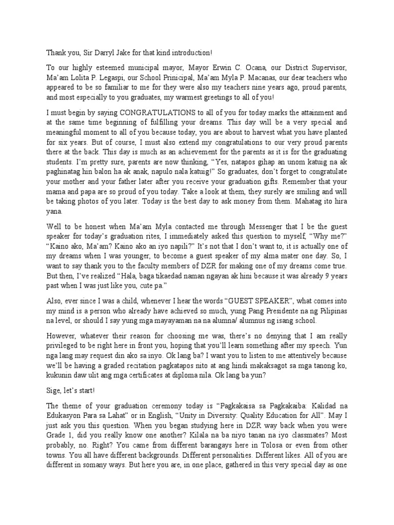 Guest Speaker Pdf Cognition Learning