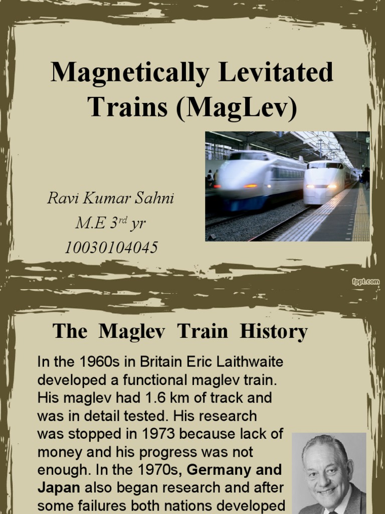 History and Advantages of Maglev Trains | PDF | Superconductivity ...