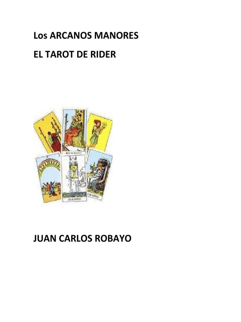 Significado de los Arcanos Menores en Tarot | PDF | Yin y yang | Caballero