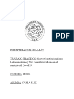 Trabajo Practico:: Interpretacion de La Ley