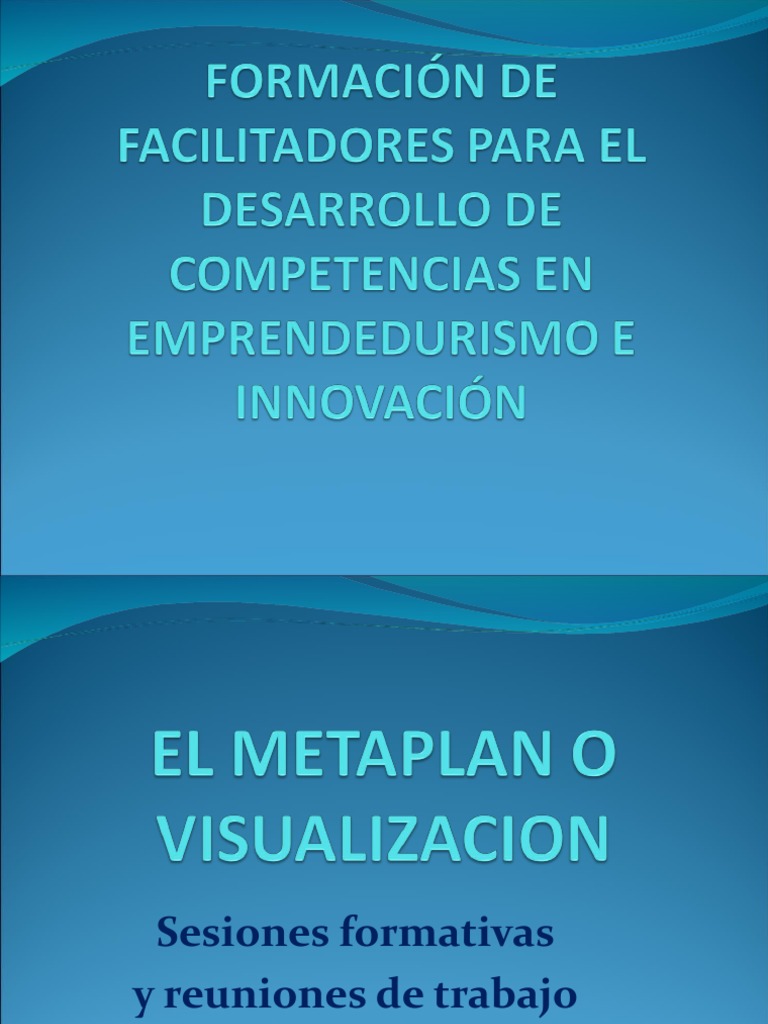 Técnicas y Ejemplos de Metaplan | PDF | Papel | Comunicación